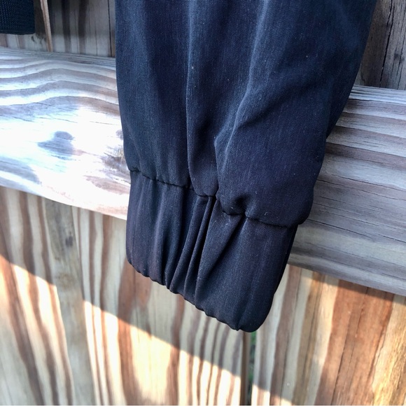 IZ Byer Floral Open Bomber Jacket Sz Medium Coat Full Zip - Picture 4 of 7